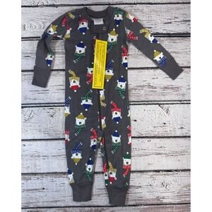 Hanna Andersson Zip Sleeper 12-18 Months 75  Polar Bear‎ One-piece Pajamas NWT